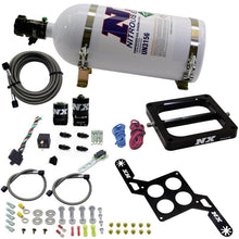 Load image into Gallery viewer, Nitrous Express 4500 RNC Conventional Nitrous Plate Kit w/.375in Solenoid w/10lb Bottle
