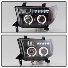 Load image into Gallery viewer, Spyder Toyota Tundra 07-133 Projector Headlights LED Halo LED Blk PRO-YD-TTU07-HL-BK
