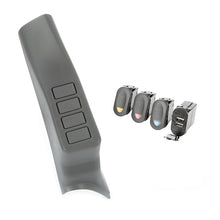 Load image into Gallery viewer, Rugged Ridge A-Pillar Pod Kit 3 Switch USB 07-10 JK/JKU
