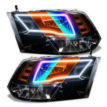 Load image into Gallery viewer, Oracle Lighting 09-18 RAM 1500 Sport ColorSHIFT Halo Headlights - Blk Housing w/No Controller
