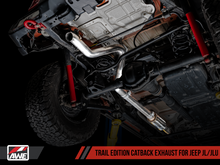 Load image into Gallery viewer, AWE Tuning 2018+ Jeep Wrangler JL/JLU 2.0T Trail Edition Cat-Back Exhaust
