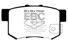 Load image into Gallery viewer, EBC 2010-2012 Acura RDX 2.3L Turbo Bluestuff Rear Brake Pads
