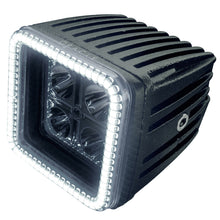 Load image into Gallery viewer, Oracle Off-Road 3in W Square Spotlight with Halo - White
