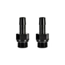 Load image into Gallery viewer, Mishimoto 2pcs M16x1.5 3/8in Aluminum Catch Can Fitting Black
