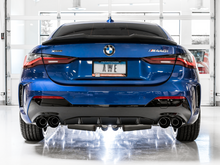 Load image into Gallery viewer, AWE Tuning 2019+ BMW M340i (G20) Non-Resonated Touring Edition Exhaust - Quad Diamond Black Tips
