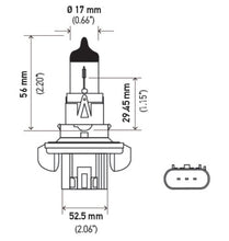 Load image into Gallery viewer, Hella Bulb H13 9008 12V 60/55W Xen Ylw
