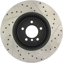 Load image into Gallery viewer, StopTech 08-09 BMW 535 Series / 04-09 545i/550i/645Ci/650i Slotted &amp; Drilled Right Front Rotor
