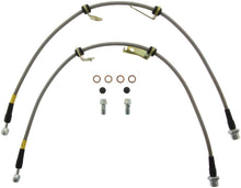 Load image into Gallery viewer, StopTech 06-17 Lexus HS250h / Toyota RAV4 Stainless Steel Front Brake Lines
