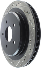 Load image into Gallery viewer, StopTech 97-10 Chevy Corvette Slotted &amp; Drilled Rear Right Rotor
