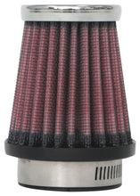 Load image into Gallery viewer, K&amp;N Universal Chrome Filter 1 9/16 inch FLG / 2 5/8 inch Bottom / 2 inch Top / 3 inch Height
