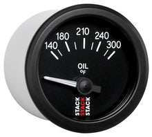 Load image into Gallery viewer, Autometer Stack 52mm 140-300 Deg F 1/8in NPTF Electric Oil Temp Gauge - Black
