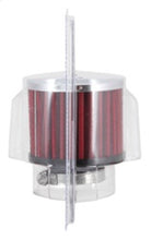 Load image into Gallery viewer, K&amp;N 1.375 inch ID 3 inch OD 2.5 inch H Clamp On Crankcase Vent Filter
