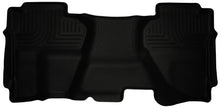Load image into Gallery viewer, Husky Liners 07-13 Chevrolet Silverado 1500 Ext Cab WeatherBeater Black 2nd Seat Floor Liners
