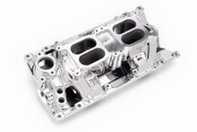 Load image into Gallery viewer, Edelbrock Polished B/B Chev Rect Port RPM Air-Gap Manifold
