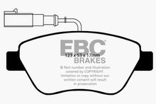 Load image into Gallery viewer, EBC 10-11 Fiat 500 1.4 (Bosch Calipers) Redstuff Front Brake Pads
