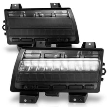 Load image into Gallery viewer, ANZO 2018-2021 Jeep Wrangler LED Side Markers Chrome Housing Smoke Lens w/ Seq. Signal Low Config
