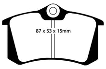 Load image into Gallery viewer, EBC 04-06 Audi TT Quattro 3.2 Bluestuff Rear Brake Pads
