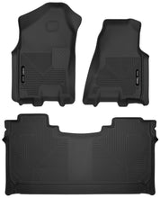 Load image into Gallery viewer, Husky Liners 19-22 Dodge Ram 1500 Crew Cab X-Act Contour Front &amp; Second Seat Floor Liners - Black
