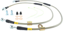Load image into Gallery viewer, StopTech 00-06 Suburban 2500 2WD / 03-06 4WD / 03-07 Hummer H2 Stainless Steel Front Brake Line Kit
