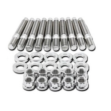 Load image into Gallery viewer, BLOX Racing SUS303 Stainless Steel Exhaust Manifold Stud Kit M8 x 1.25mm 45mm in Length - 9-piece

