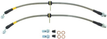 Load image into Gallery viewer, StopTech 00-05 Toyota MR2 Spyder Rear Stainless Steel Brake Lines
