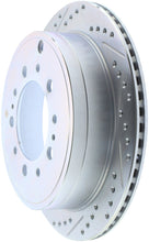Load image into Gallery viewer, StopTech Select Sport 13-17 Toyota Land Cruiser Drilled / Slotted Rear Passenger-Side Brake Rotor
