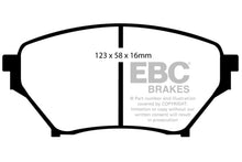Load image into Gallery viewer, EBC 01-03 Mazda Miata MX5 1.8 (Sports Suspension) Ultimax2 Front Brake Pads
