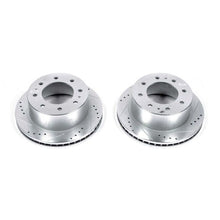 Load image into Gallery viewer, Power Stop 11-20 GMC Sierra 3500 HD Rear Drilled &amp; Slotted Rotor - Pair
