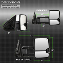 Load image into Gallery viewer, xTune Chevy Silverado 14-16 Heated Amber LED Signal Mirror Chrome MIR-CSIL14S-G3C-PWH-AM-SET

