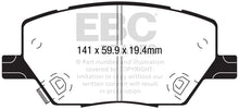 Load image into Gallery viewer, EBC 2015+ Fiat 500X 1.4L Turbo Yellowstuff Front Brake Pads
