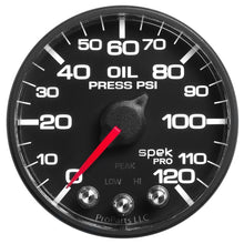 Load image into Gallery viewer, Autometer Spek-Pro - Nascar 2-1/16in Oil Press 0-120 psi Bfb Ecu
