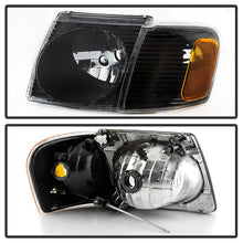 Load image into Gallery viewer, xTune 01-03 Ford Explorer Sport 4pc OEM Style Headlights w/Corner - Black (HD-JH-FEXP01-ST-BK)
