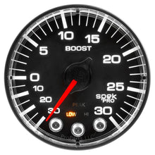Load image into Gallery viewer, Autometer Spek-Pro 52.4mm 30inHG-30PSI Digital Stepper Motor Vac/Boost Gauge
