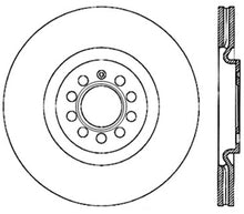 Load image into Gallery viewer, StopTech Power Slot 09 VW CC (Passat CC) / 06-09 Passat Front Left CRYO-STOP Slotted Rotor

