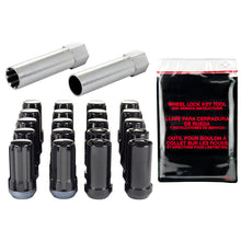 Load image into Gallery viewer, McGard SplineDrive Tuner 5 Lug Install Kit w/Locks &amp; Tool (Cone) 1/2-20 / 13/16 Hex / 1.6in. L - Blk
