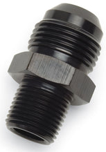 Load image into Gallery viewer, Russell Performance ADAPTER FITTING #6 AN MALE FLARE TO 1/2in NPT MALE BLK
