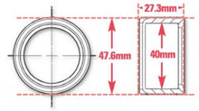 Load image into Gallery viewer, SPC Performance Weld-In Ring Kit 40 mm ID
