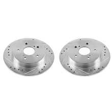 Load image into Gallery viewer, Power Stop 07-13 Suzuki SX4 Rear Evolution Drilled &amp; Slotted Rotors - Pair
