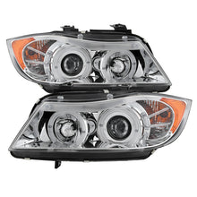 Load image into Gallery viewer, Spyder BMW E90 3-Series 06-08 Projector LED Halo Amber Reflctr Rplc Bulb Chrm PRO-YD-BMWE9005-AM-C
