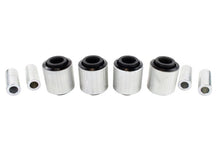 Load image into Gallery viewer, Whiteline Plus 5/95-03 Infiniti QX4 / 8/86-8/95 Pathfinder Rear Trailing Arm - Upper &amp; Lwr Bushing
