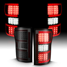 Load image into Gallery viewer, ANZO 2018-2019 Ford F-150 LED Taillight Smoke (Red Light Bar) (w/ Sequential)
