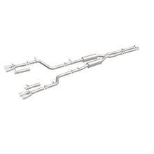 Load image into Gallery viewer, MagnaFlow Cat-Back, SS, 2.5in, Quad Split Rear 3.5in Tip 2015 Dodge Challenger 3.6L V6
