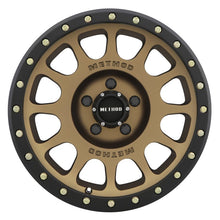 Load image into Gallery viewer, Method MR305 NV 18x9 0mm Offset 5x150 116.5mm CB Method Bronze/Black Street Loc Wheel
