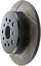 Load image into Gallery viewer, StopTech Power Slot 00-05 Lexus IS300 Rear Right SportStop Slotted Rotor
