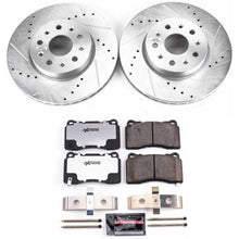 Load image into Gallery viewer, Power Stop 14-18 Cadillac CTS Front Z26 Street Warrior Brake Kit
