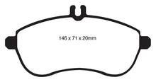 Load image into Gallery viewer, EBC 12-14 Mercedes-Benz C250 (W204) 1.8 Turbo Greenstuff Front Brake Pads
