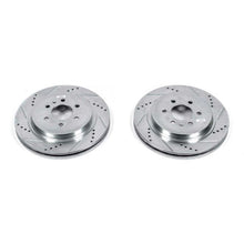 Load image into Gallery viewer, Power Stop 04-09 Cadillac SRX Rear Evolution Drilled &amp; Slotted Rotors - Pair
