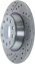 Load image into Gallery viewer, StopTech Select Sport 06-10 Volkswagen Jetta Slotted &amp; Drilled Right Rear Rotor
