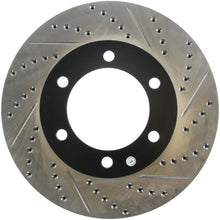Load image into Gallery viewer, StopTech 00-06 Toyota Tundra / 01-07 Toyota Sequoia Front Left Slotted &amp; Drilled Rotor
