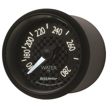 Load image into Gallery viewer, Autometer GT Series 52mm Mechanical 140-280 Deg F Water Temperature Gauge
